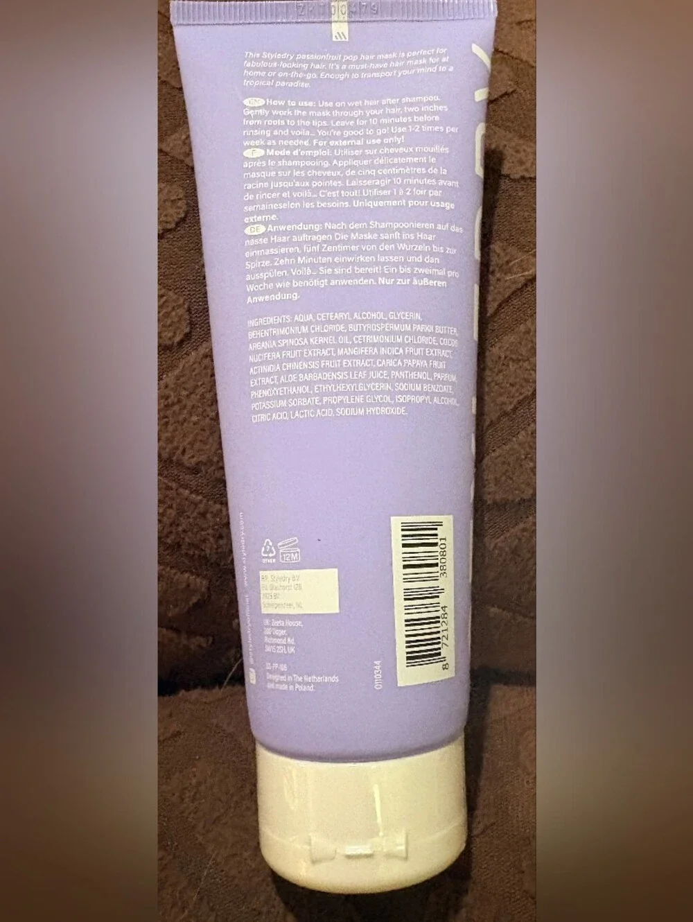 StyleDry Passion Fruit Hair Mask NIB